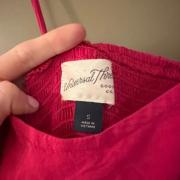 Universal Thread Pink Tiered Ruffled Maxi Sundress - Picture 3 of 5